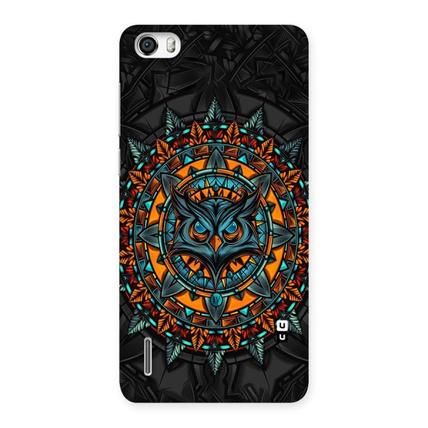 Mighty Owl Artwork Back Case for Honor 6