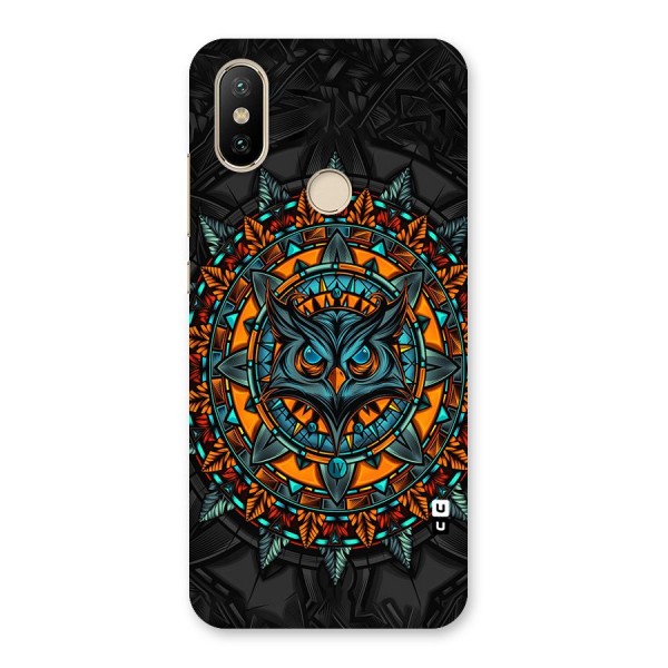 Mighty Owl Artwork Back Case for Mi A2