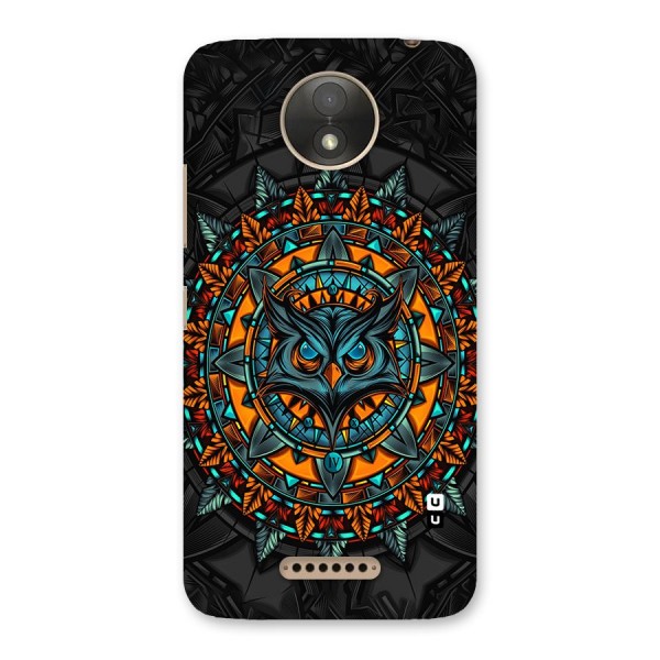 Mighty Owl Artwork Back Case for Moto C Plus