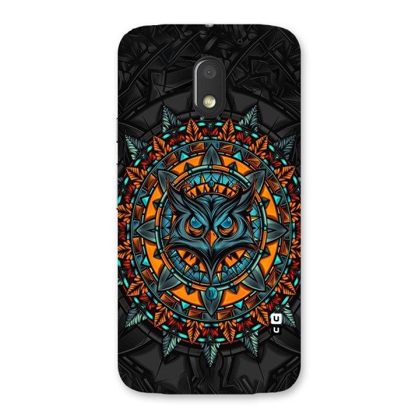 Mighty Owl Artwork Back Case for Moto E3 Power