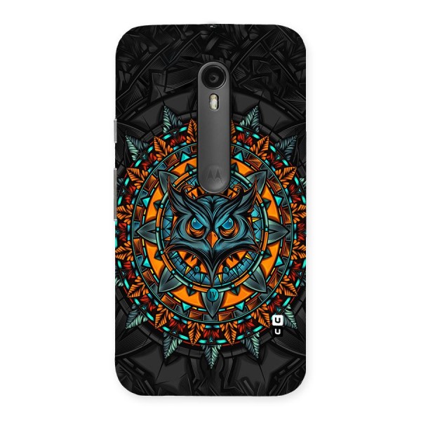 Mighty Owl Artwork Back Case for Moto G3