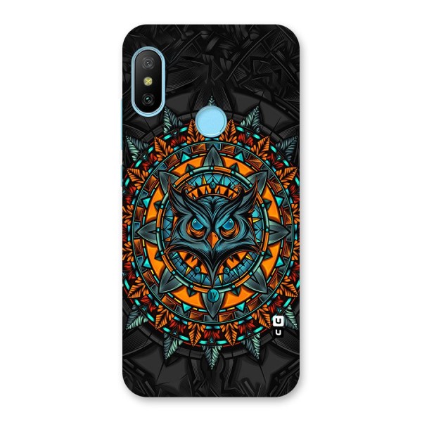 Mighty Owl Artwork Back Case for Redmi 6 Pro