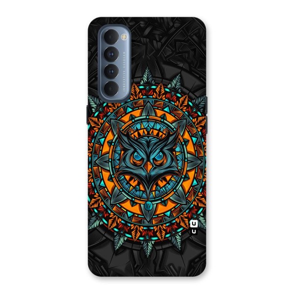 Mighty Owl Artwork Back Case for Reno4 Pro