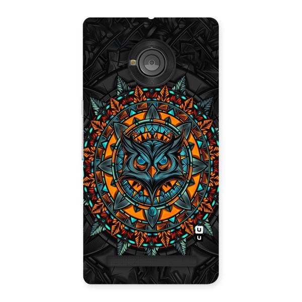 Mighty Owl Artwork Back Case for Yu Yuphoria