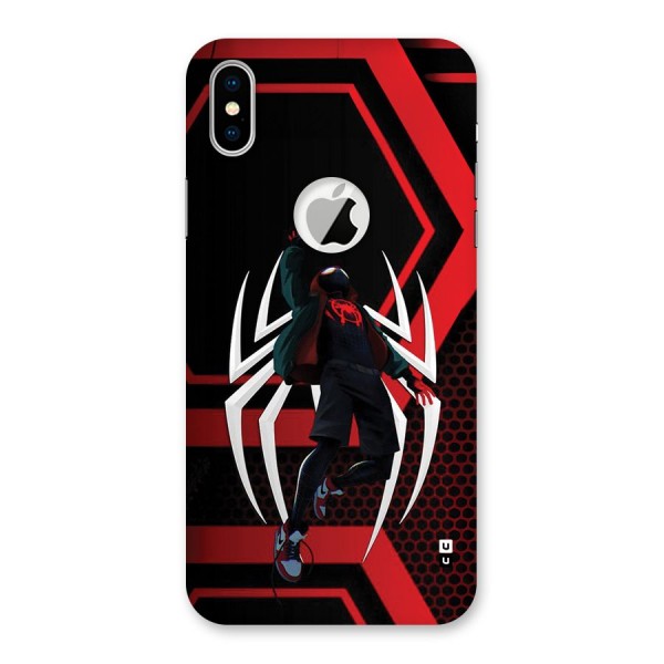 Miles of Multiverse Back Case for iPhone XS Logo Cut