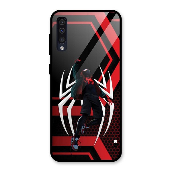 Miles of Multiverse Glass Back Case for Galaxy A50