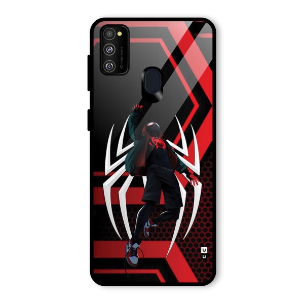 Miles of Multiverse Glass Back Case for Galaxy M30s