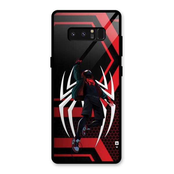 Miles of Multiverse Glass Back Case for Galaxy Note 8