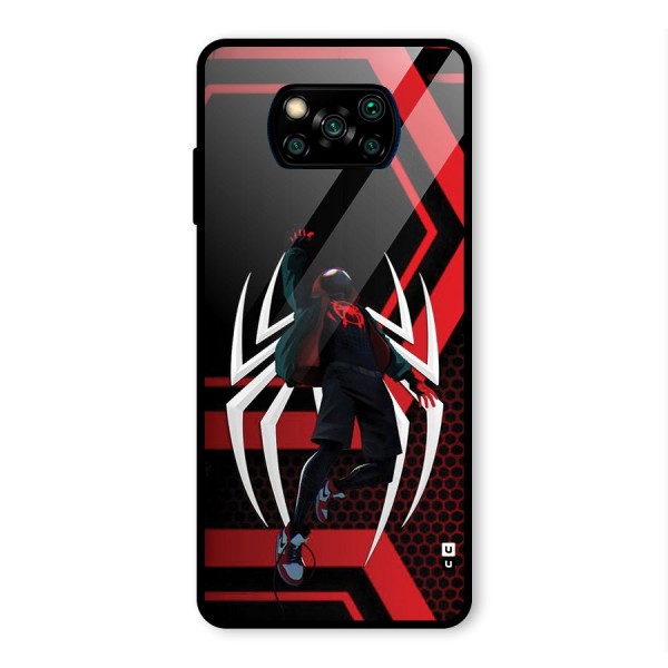 Miles of Multiverse Glass Back Case for Poco X3 Pro