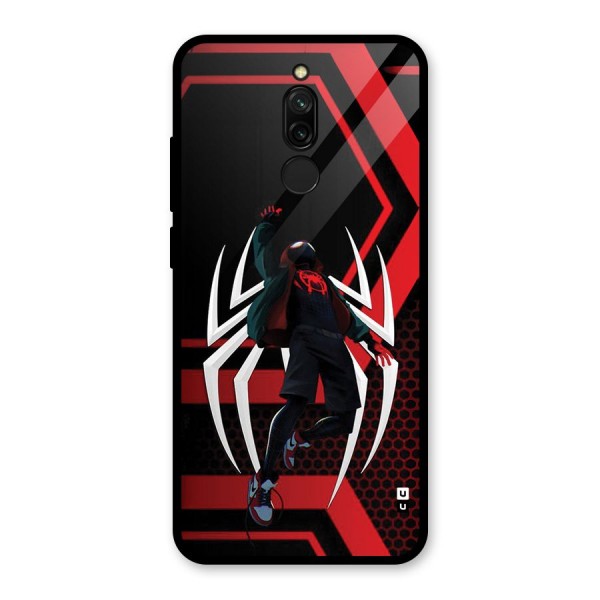 Miles of Multiverse Glass Back Case for Redmi 8