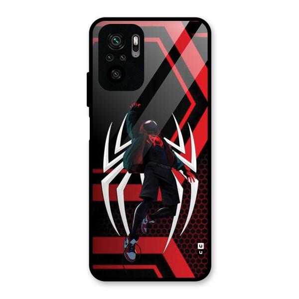 Miles of Multiverse Glass Back Case for Redmi Note 10