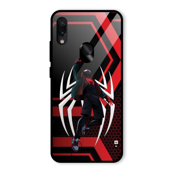 Miles of Multiverse Glass Back Case for Redmi Note 7