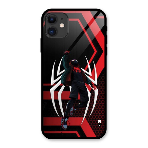 Miles of Multiverse Glass Back Case for iPhone 11