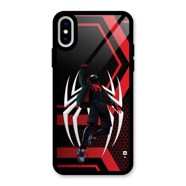 Miles of Multiverse Glass Back Case for iPhone X