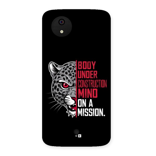 Mind On A Mission Back Case for Canvas A1  AQ4501