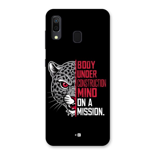 Mind On A Mission Back Case for Galaxy A30