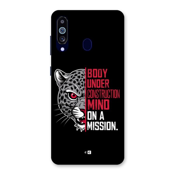 Mind On A Mission Back Case for Galaxy A60