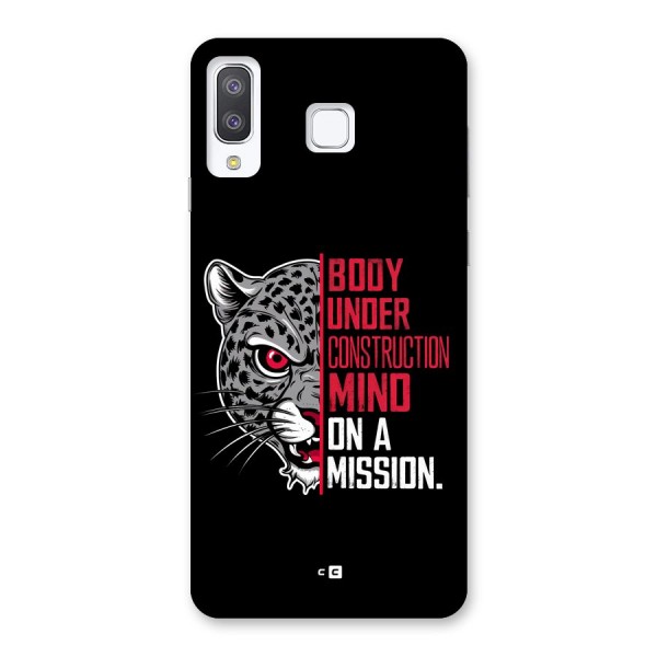 Mind On A Mission Back Case for Galaxy A8 Star