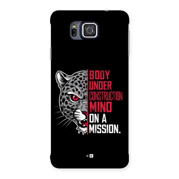 Mind On A Mission Back Case for Galaxy Alpha