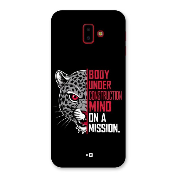 Mind On A Mission Back Case for Galaxy J6 Plus