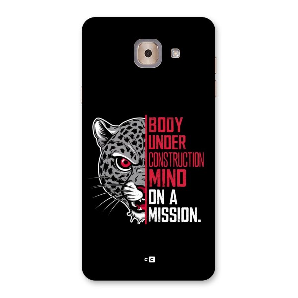 Mind On A Mission Back Case for Galaxy J7 Max