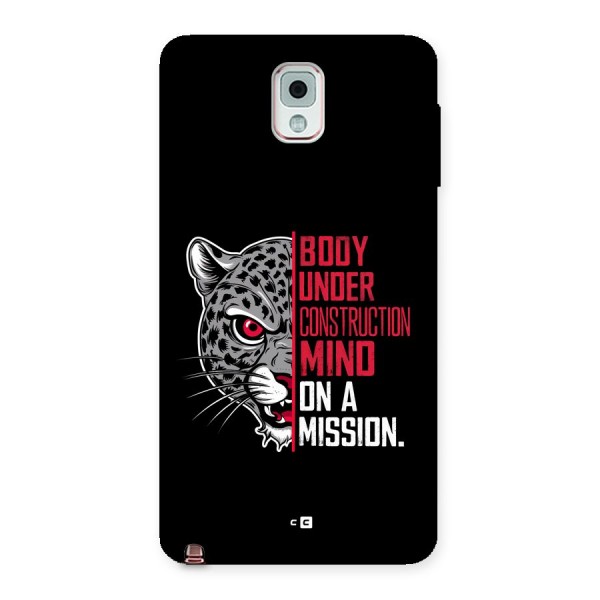 Mind On A Mission Back Case for Galaxy Note 3