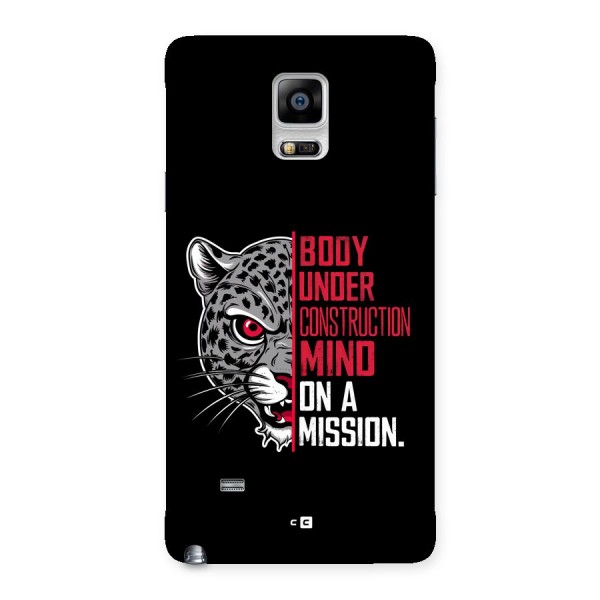 Mind On A Mission Back Case for Galaxy Note 4