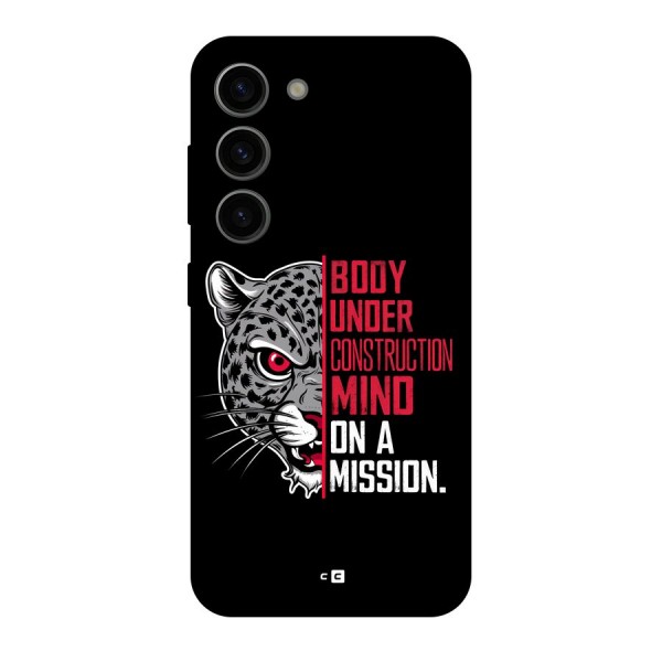 Mind On A Mission Back Case for Galaxy S23