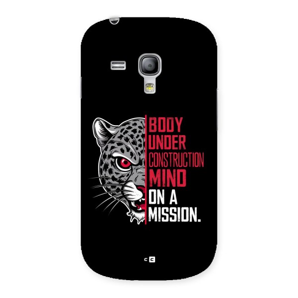 Mind On A Mission Back Case for Galaxy S3 Mini