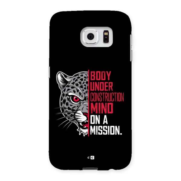 Mind On A Mission Back Case for Galaxy S6