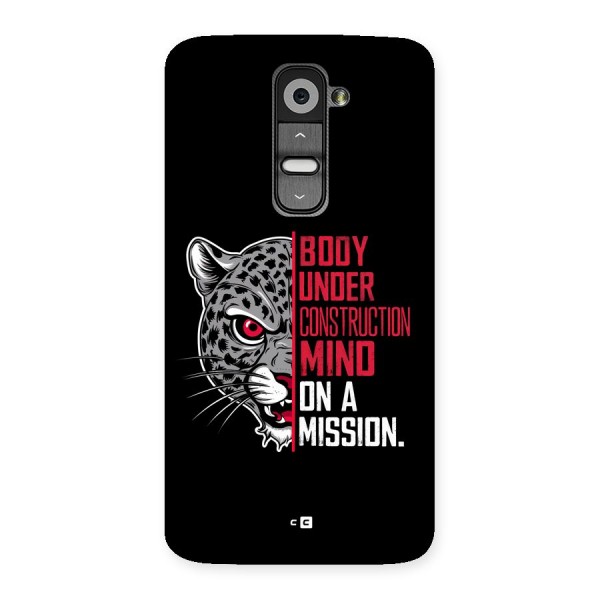 Mind On A Mission Back Case for LG G2