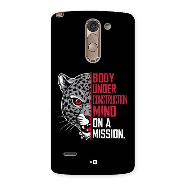 Mind On A Mission Back Case for LG G3 Stylus