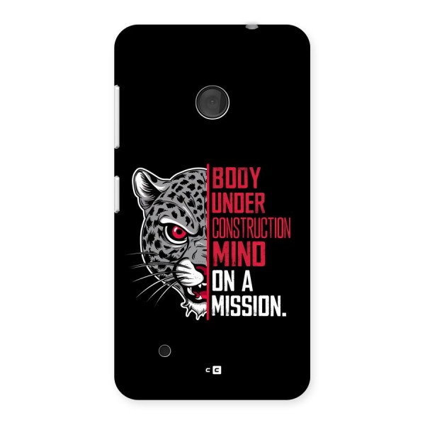 Mind On A Mission Back Case for Lumia 530