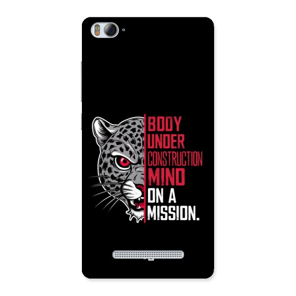 Mind On A Mission Back Case for Mi4i