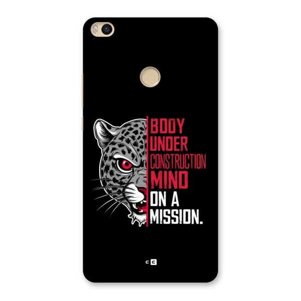 Mind On A Mission Back Case for Mi Max 2