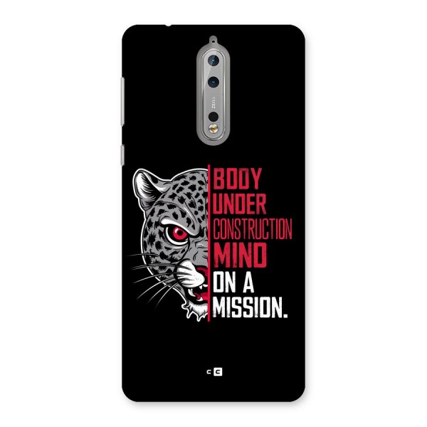 Mind On A Mission Back Case for Nokia 8