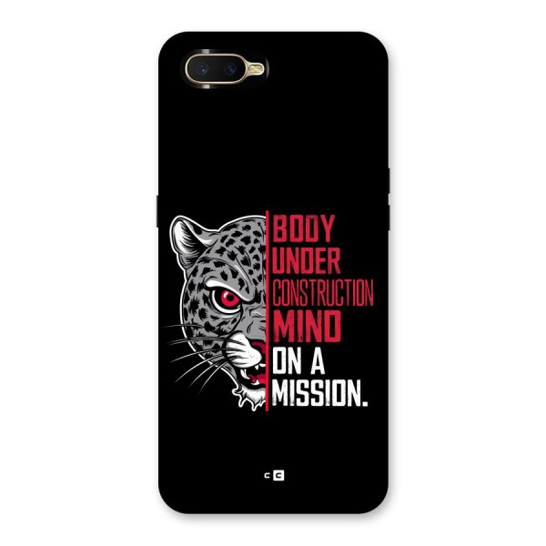 Mind On A Mission Back Case for Oppo K1