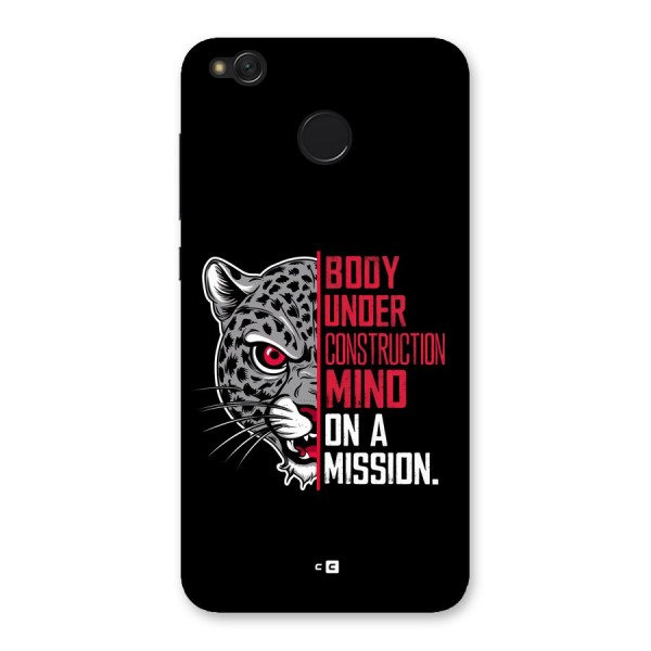 Mind On A Mission Back Case for Redmi 4