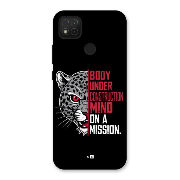 Mind On A Mission Back Case for Redmi 9C