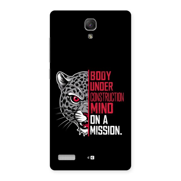 Mind On A Mission Back Case for Redmi Note