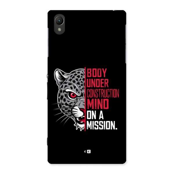 Mind On A Mission Back Case for Xperia Z1