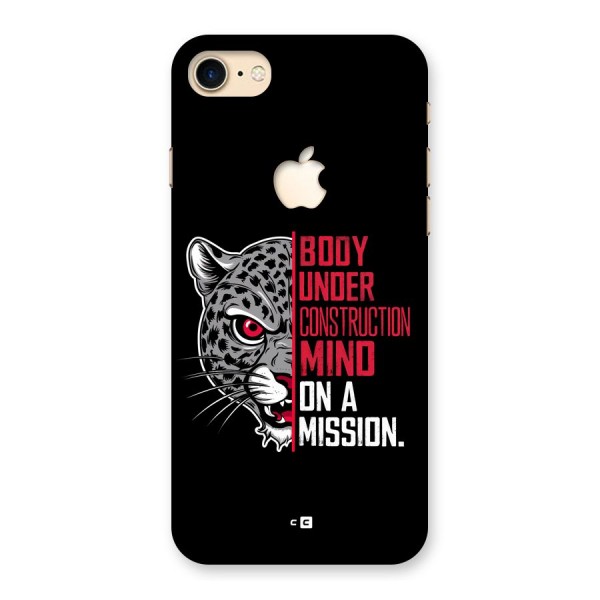 Mind On A Mission Back Case for iPhone 7 Apple Cut