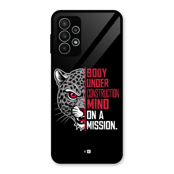 Mind On A Mission Glass Back Case for Galaxy A23