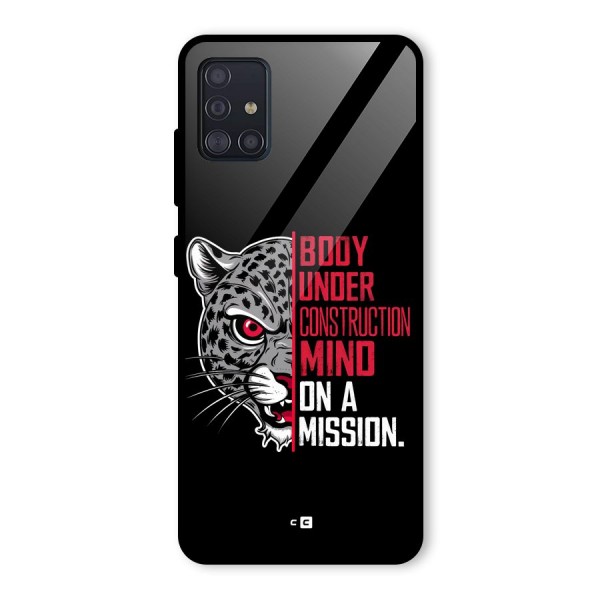 Mind On A Mission Glass Back Case for Galaxy A51