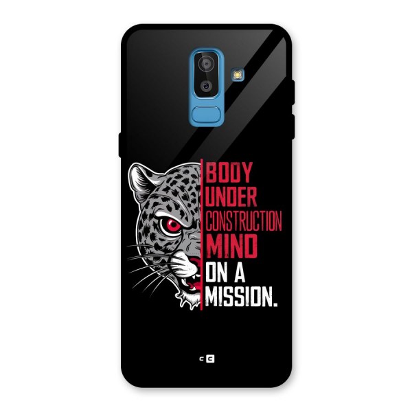 Mind On A Mission Glass Back Case for Galaxy J8