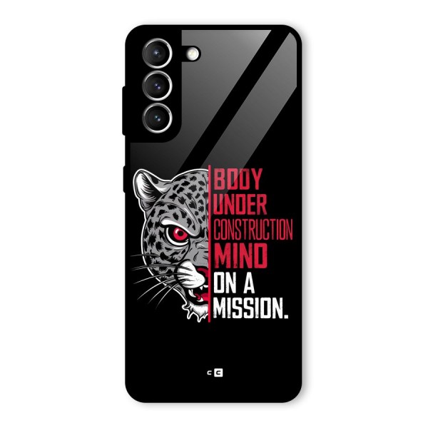 Mind On A Mission Glass Back Case for Galaxy S21 5G