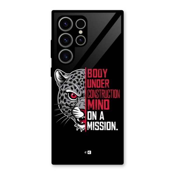 Mind On A Mission Glass Back Case for Galaxy S23 Ultra
