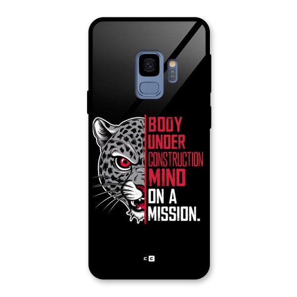 Mind On A Mission Glass Back Case for Galaxy S9