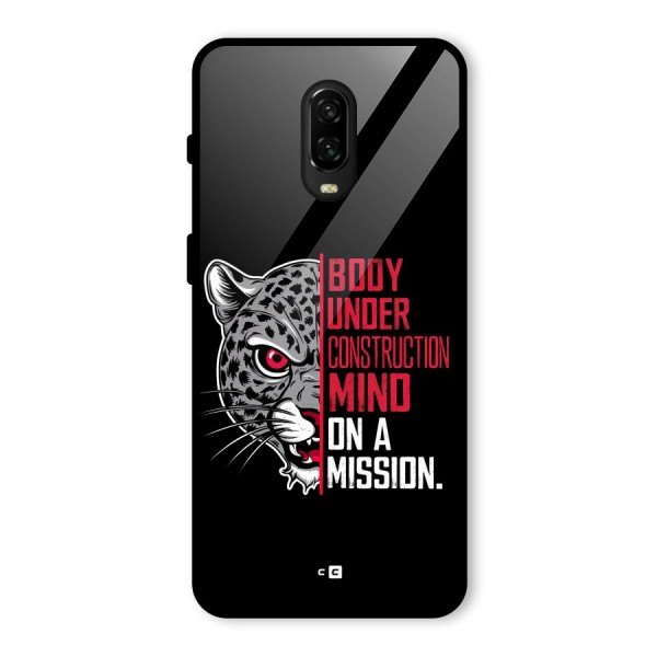 Mind On A Mission Glass Back Case for OnePlus 6T