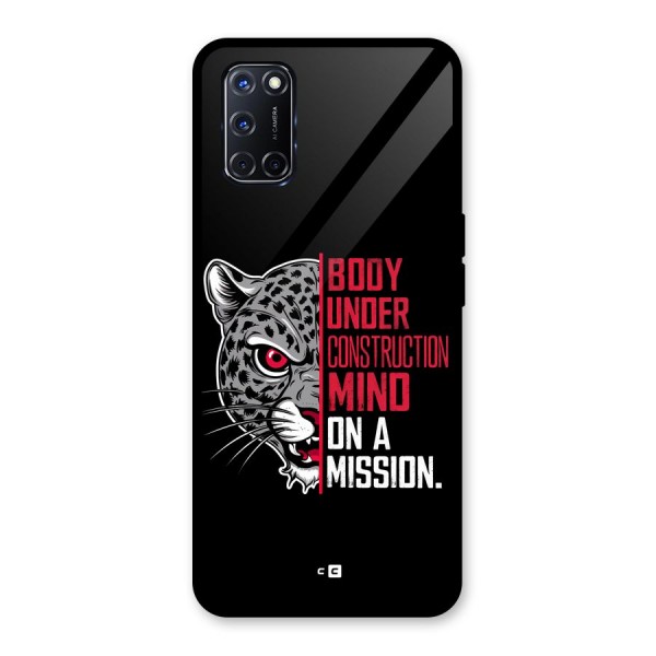 Mind On A Mission Glass Back Case for Oppo A52